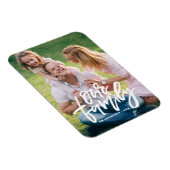 Magnet Flexible Script Lettré à la main de notre famille personnal (Côté Droit)