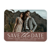 Magnet Flexible Script lisse | Photo horizontale Enregistrer la da (Horizontal)