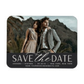 Magnet Flexible Script lisse | Photo horizontale Enregistrer la da (Horizontal)