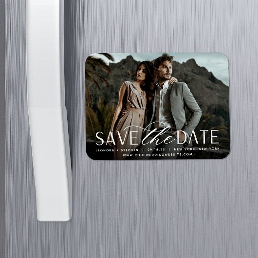 Magnet Flexible Script lisse | Photo horizontale Enregistrer la da