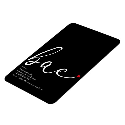 Magnet Flexible Script Love Coeur Bae Définition (Côté Gauche)