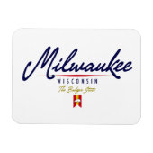 Magnet Flexible Script Milwaukee (Horizontal)