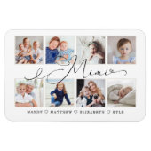 Magnet Flexible Script Mimi moderne | Collage photo pour petits en (Horizontal)