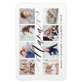 Magnet Flexible Script Nana moderne | Collage photo pour petits en (Vertical)