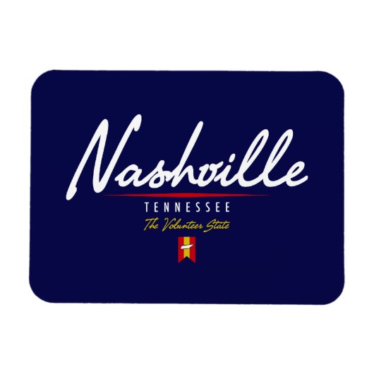 Magnet Flexible Script Nashville (Horizontal)