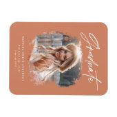 Magnet Flexible Script photo moderne aimant graduation contemporai (Horizontal)