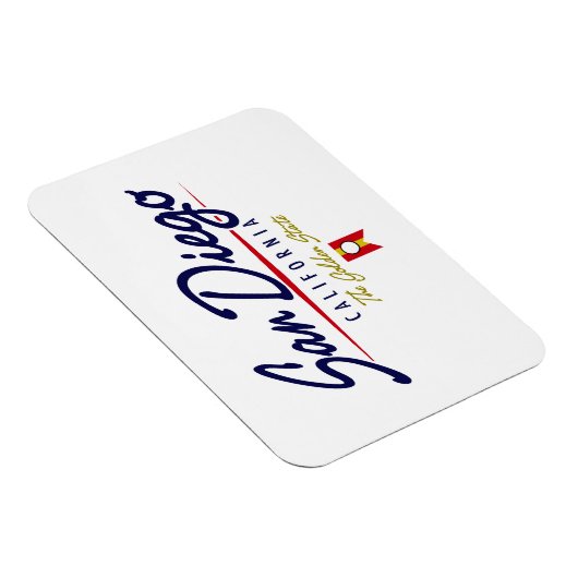 Magnet Flexible Script San Diego (Côté Droit)