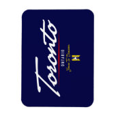 Magnet Flexible Script Toronto (Vertical)