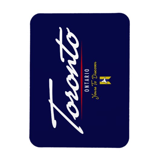 Magnet Flexible Script Toronto (Vertical)