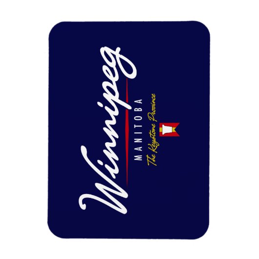 Magnet Flexible Script Winnipeg (Vertical)