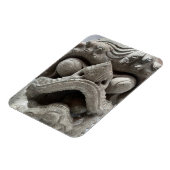 Magnet Flexible Sculpture de roche en granit de chien Foo Dragon c (Côté Gauche)
