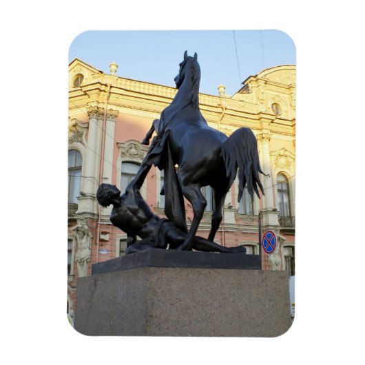 Magnet Flexible Sculptures du pont Anichkov à Saint-Pétersbourg (Vertical)