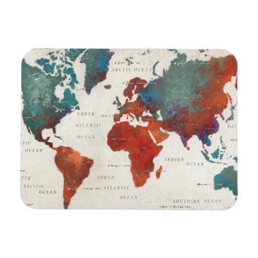 Magnet Flexible Se Déplacer Souvent, Se Déplacer Toujours Carte Av (Horizontal)