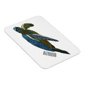Magnet Flexible Sea turtle cartoon (Côté Droit)