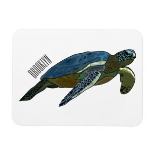 Magnet Flexible Sea turtle cartoon