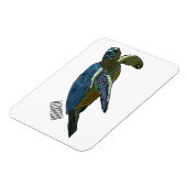 Magnet Flexible Sea turtle cartoon (Côté Gauche)