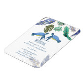 Magnet Flexible Sea Turtles Wedding Blue Yellow (Côté Gauche)