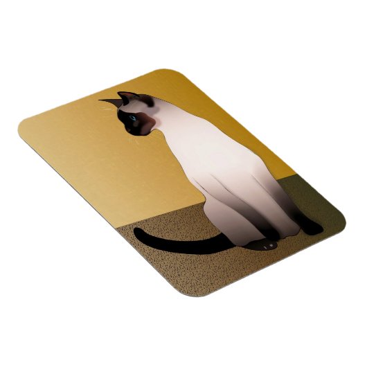 Magnet Flexible Seal Point Siamese Chat (Côté Droit)