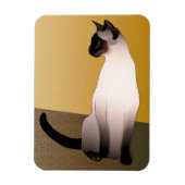 Magnet Flexible Seal Point Siamese Chat (Vertical)