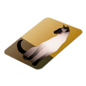 Magnet Flexible Seal Point Siamese Chat (Côté Gauche)