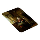 Magnet Flexible Sealing a Letter, 1890 (huile sur panneau) (Côté Droit)