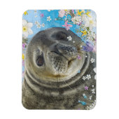 Magnet Flexible Sealion de conte de Fairytale dans l'océan des fle (Vertical)