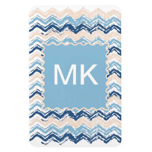 Magnet Flexible Seashore Scribble ZigZag (Vertical)