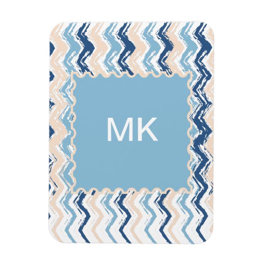 Magnet Flexible Seashore Scribble ZigZag (Vertical)