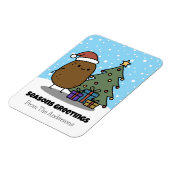 Magnet Flexible Seasons Greetings With A Potato (Côté Gauche)
