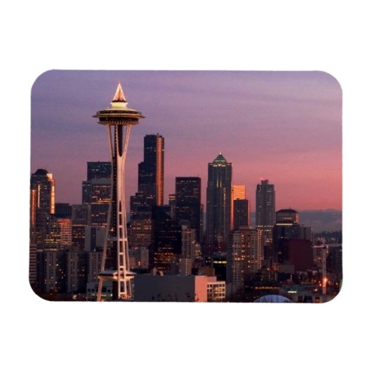 Magnet Flexible Seattle depuis Kerry Park. (Horizontal)