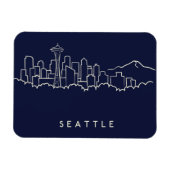 Magnet Flexible Seattle Skyline (Horizontal)