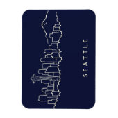 Magnet Flexible Seattle Skyline (Vertical)
