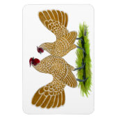 Magnet Flexible Sebrights Buff Laced (Vertical)