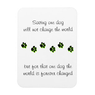 Magnet Flexible Secourir l'aimant du chien, sauver une vie