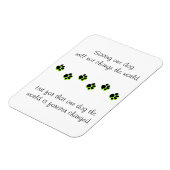 Magnet Flexible Secourir l'aimant du chien, sauver une vie (Côté Gauche)