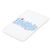 Magnet Flexible Secrétaire Merci (Côté Gauche)