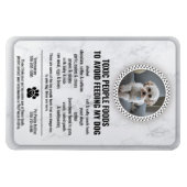 Magnet Flexible Sécurité de la Nourriture pour Animaux de Compagni (Horizontal)