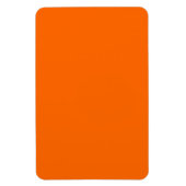 Magnet Flexible Sécurité Orange couleur simple Complément (Vertical)