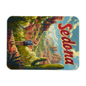 Magnet Flexible Sedona Arizona Vintage (Horizontal)
