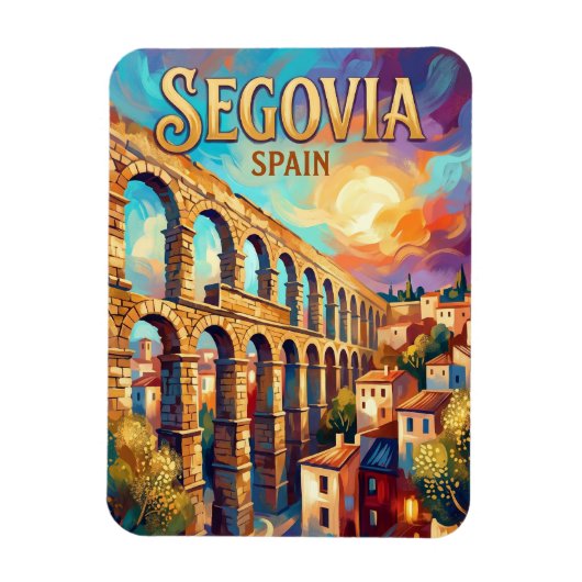 Magnet Flexible Ségovie Espagne (Vertical)