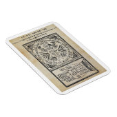 Magnet Flexible Segula, Amulet. Sefer Shaar HaYechudim. Kabbalah (Côté Droit)