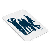 Magnet Flexible Seinfeld | Graphique de silhouette de groupe (Côté Droit)