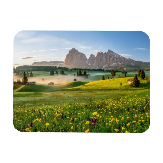 Magnet Flexible Seiser Alm, Alpes Dolomites, Italie (Horizontal)
