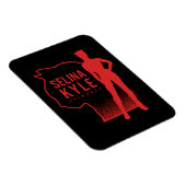 Magnet Flexible Selina Kyle Catwoman - logo (Côté Droit)