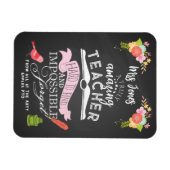 Magnet Flexible Semaine d'appréciation des enseignants vraiment ex (Horizontal)