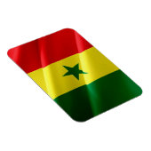 Magnet Flexible Sénégal - Drapeau d'agitation - (Côté Droit)