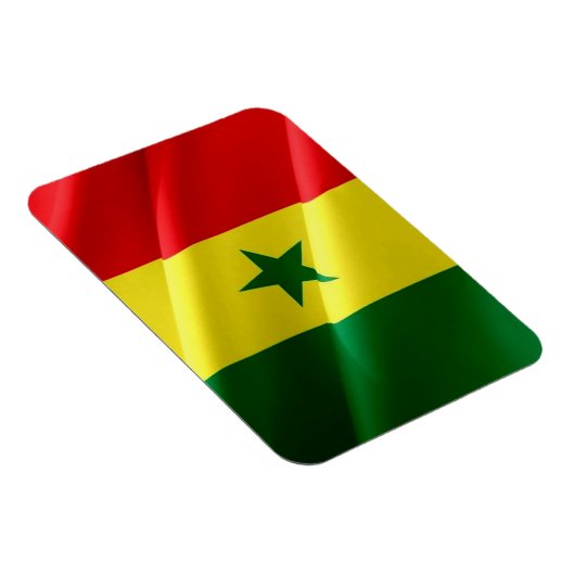 Magnet Flexible Sénégal - Drapeau d'agitation - (Côté Droit)