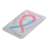 Magnet Flexible Sensibilisation à la perte de grossesse Ruban Ange (Côté Gauche)