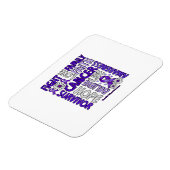 Magnet Flexible Sensibilisation à la violence familiale - Lutter c (Côté Gauche)