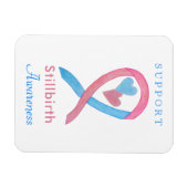 Magnet Flexible Sensibilisation à l'accouchement Ruban Coeur Magne (Horizontal)